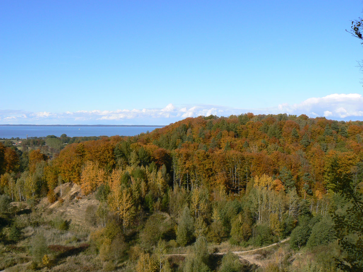 Kadyny - widok na Zalew Wiślany