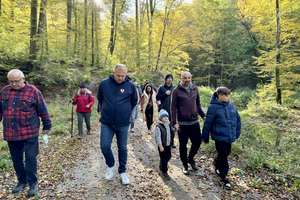 Poszli na spacer z prezydentem 