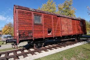 Wagon nr 1945 stanął w Olsztynie [ZDJĘCIA]