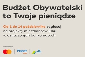 W Ełku na Budżet Obywatelski można głosować za pomocą bankomatu