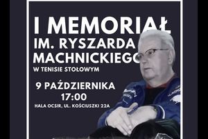 Memoriał otwiera sezon tenisa stołowego 