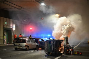 Tunel zamknięty, służby w gotowości – co działo się w Warszawie? [ZDJĘCIA]