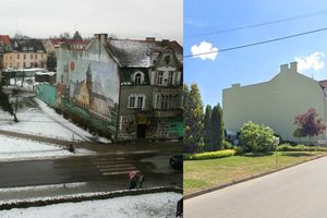 Kilka lat temu mural został zamalowany na zielono. Czy jest szansa, żeby wrócił do centrum Olsztynka? 