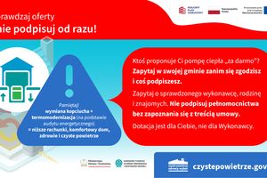 Sprawdzaj firmy podające się za operatorów programu „Czyste Powietrze”