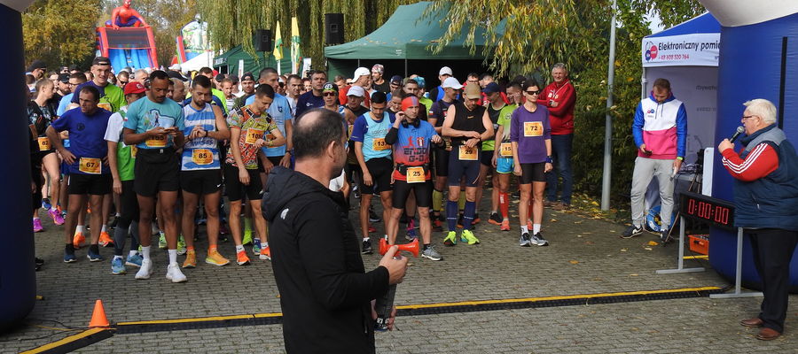 Start do półmaratonu o puchar wójta gminy