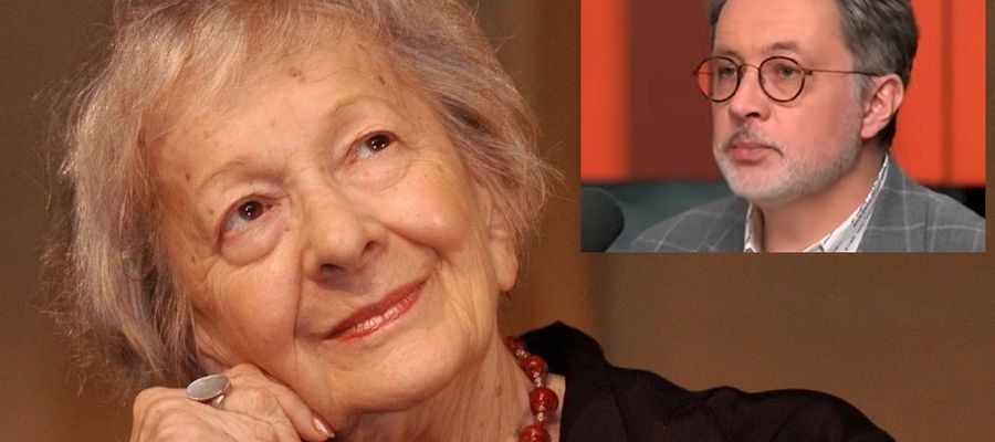 noblistka Wisława Szymborska i jej sekretarz