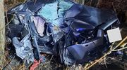 Groźny wypadek na trasie Pasym - Jedwabno