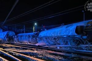 Tragedia na Śląsku. Zderzenie pociągów towarowych 
