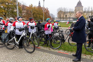 Szczecin uczcił Niepodległość rajdem rowerowym