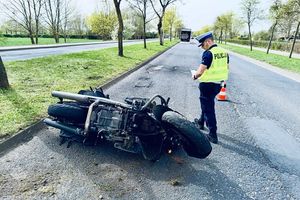 Zarzuty dla 38-latka za spowodowanie wypadku, w którym został ranny motocyklista