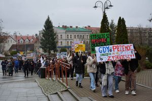 Ulicami Olecka przeszedł Marsz Białej Wstążki 