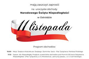 Obchody Narodowego Święta Niepodległości w Ostródzie