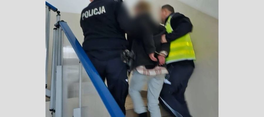 Zatrzymanie Klaudii W. przez ostródzką policję 