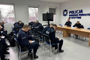 Słuchacze z Akademii Policji pełnili służby wspólnie z policjantami