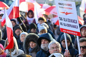 Protest w Gdańsku: „Tak dla edukacji! Nie dla deprawacji!”