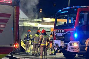 Braniewo: Pożar w garażu szybko ugaszony