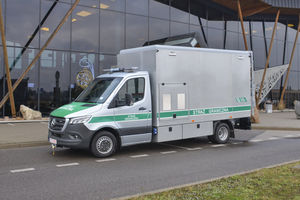 Ambulans pirotechniczny w zasobach straży granicznej z Warmii i Mazur