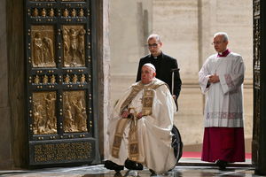 Pasterka w Watykanie. Papież otworzył Drzwi Święte inaugurując Rok Święty w Kościele