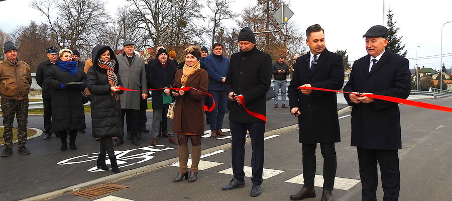 Otwarcie mostów w Bratianie, którym nadano imię Romana Trąpczyńskiego