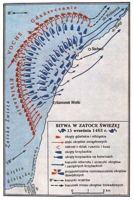  Mapa pochodzi z publikacji: J.W. DYSKANT „ZATOKA ŚWIEŻA 1463”