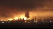 100 ukraińskich dronów eksplodowało nad Rosją. Płonie rafineria 