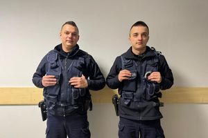 Szczycieńscy policjanci byli w odpowiednim miejscu i czasie