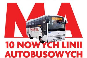 Mazowsze ma nowe linie autobusowe