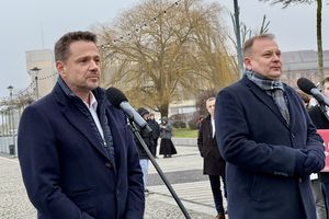 Rafał Trzaskowski w Elblągu zmienił zdanie o przekopie: Elbląski port może stać się jednym z ważniejszych na Morzu Bałtyckim