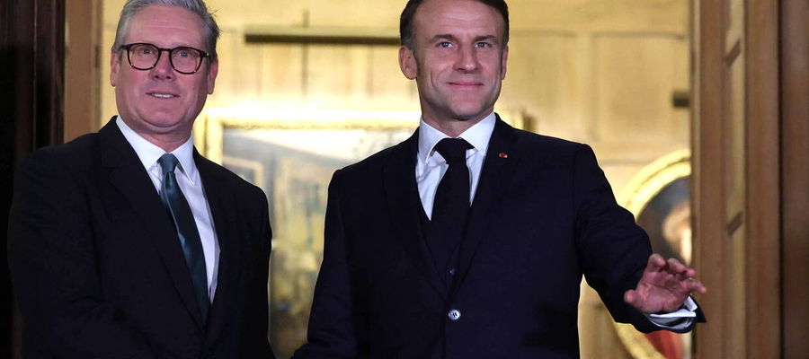 Starmer i Macron