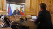 Macron: Putin jest "ogrem" u bram Europy