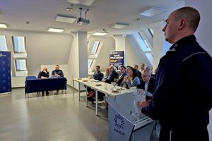 Odprawa roczna podsumowująca wyniki pracy mrągowskich policjantów