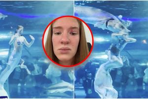 [VIDEO] Dramatyczny atak w chińskim oceanarium: 22-letnia animatorka zaatakowana przez ogromną rybę