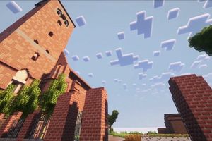 Kościół św. Anny w Lubawie w Minecraft – niezwykły projekt uczniów