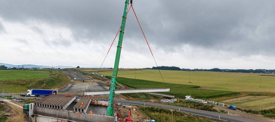 Budowa obiektów inżynieryjnych na trasie powstającej drogi ekspresowej S19 „Via Carpatia” w Miejscu Piastowym