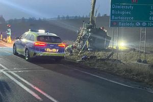 Tragedia na drodze. 21-latek zginął na miejscu wypadku