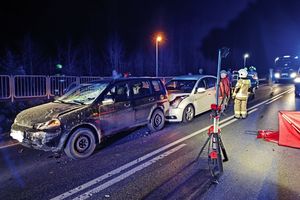 Seria groźnych wypadków w powiecie iławskim – śmigłowiec LPR wezwany do rannego pieszego