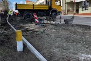 Trwają prace na Wąskiej i 1 Maja