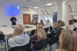 Mrągowscy policjanci gościli maturzystów
