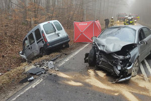 Tragedia w Tejstymach. W czołówce zginął 48-latek 