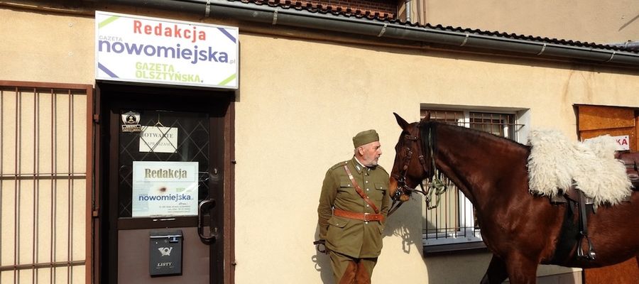 Czesław Bodzianny, konny pielgrzym, pod redakcją "Gazety Nowomiejskiej"