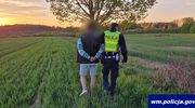 Porzucił samochód i uciekł w pole. Policjanci gonili go dwa kilometry!