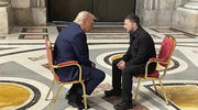 Trump i Zełeński na pogrzebie