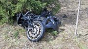 Motocyklista zderzył się z audi