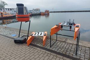 Pierwszy wodny dron na mazurskich jeziorach