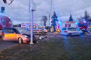 Zdarzenie drogowe w Mławie