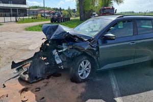 Zderzenie czołowe dwóch pojazdów