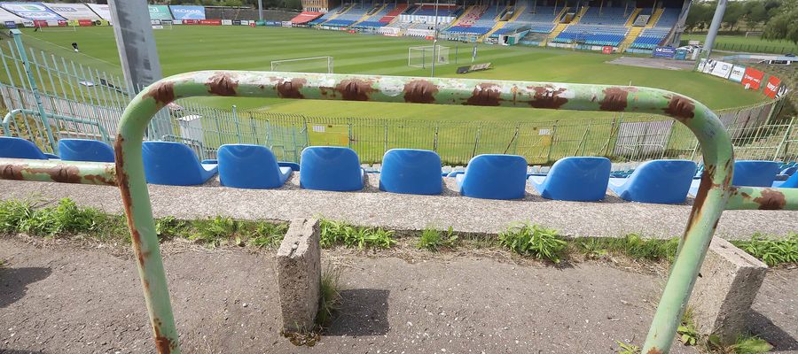Stadion przy al. Piłsudskiego w Olsztynie wymaga remontu 