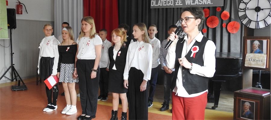 Wszystkich obecnych przywitała Ewelina Niścigorska-Bojarska, dyrektorka szkoły