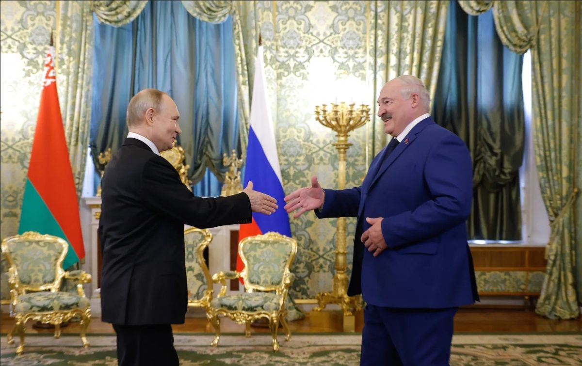  Władimir Putin i Aleksander Łukaszenka
