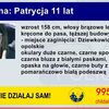 Policja uruchomiła Child Alert. Poszukiwana jest 11-letnia Patrycja 